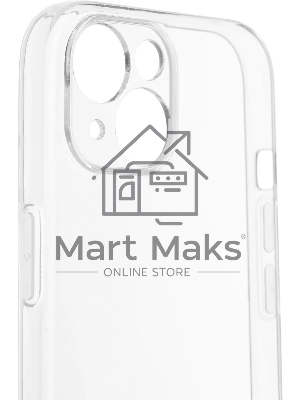 Чехол (клип-кейс) BoraSCO для Apple iPhone 15 прозрачный (72413)