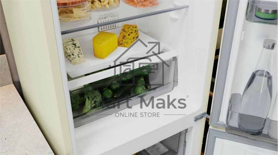 Холодильник Hotpoint HT 4200 AB мраморный двухкамерный 247/78л морозилка снизу, No Frost