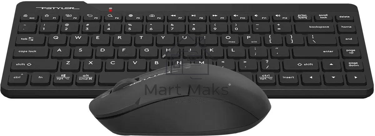 Клавиатура + мышь A4Tech Fstyler FG2200 Air2 клав:черный мышь:черный USB беспроводная slim