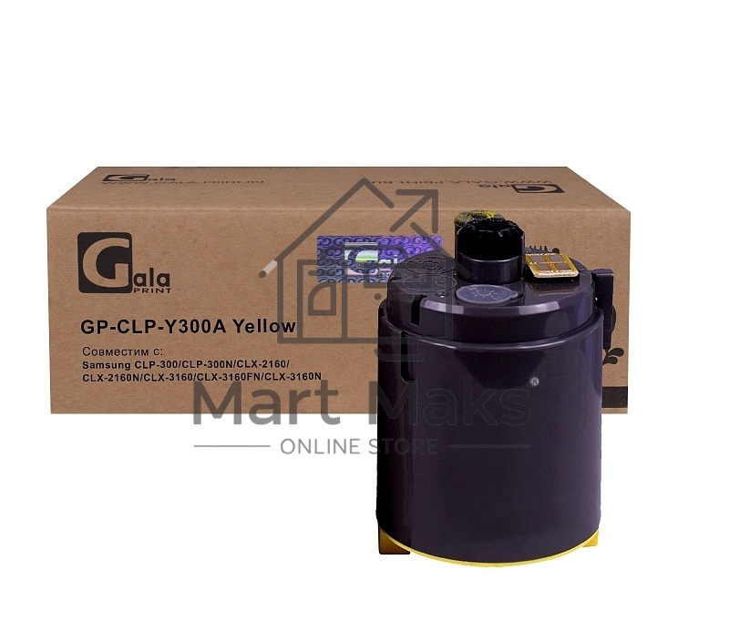 Картридж лазерный GalaPrint GP-CLP-Y300A желтый (1000 стр) для Samsung CLP-300/CLP-300N/CLX-2160/CLX-2160N/CLX-3160/CLX-3160FN/CLX-3160N