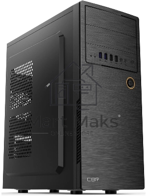 Компьютерный корпус ATX Miditower CBR PCC-ATX-E180-USB32-USB22-WPSU E180, без БП, 2*USB 3.0, 2*USB 2.0, HD Audio+Mic, Black