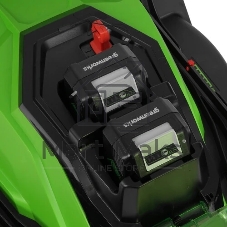 Газонокосилка аккумуляторная GreenWorks G24X2LM41k8, 24 В, 4 Ач и ЗУ