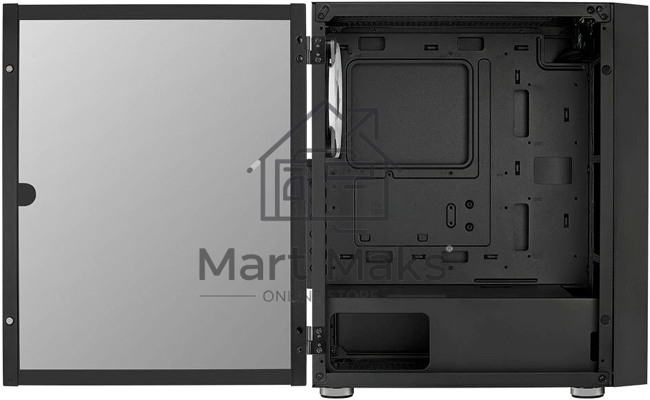 Компьютерный корпус Aerocool / Formula Graphite-G-BK-v2 черный без БП ATX 3x140мм 2xUSB 3.0 audio