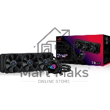 Система жидкостного охлаждения ASUS ROG STRIX LC III 360 черный, 120 мм, алюминий, 2200 об/мин, 36 дБ, 4 pin