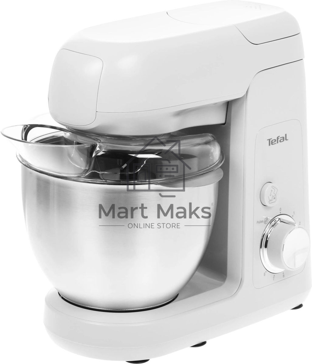 Кухонная машина Tefal Bake Partner QB520B38, серый/серебристый