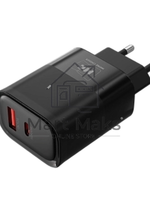 Зарядное устройство MORE CHOICE (4620202555557) NC81i СЗУ 1USB+1Type-C 3.0A PD 20W+ QC3.0, черный