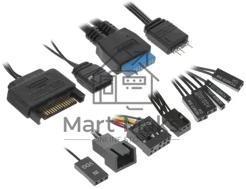 Компьютерный корпус ADATA XPG STARKER черный Mid-Tower, Micro-ATX, Mini-ITX, Standard-ATX, USB 3.2 Gen1 Type-A