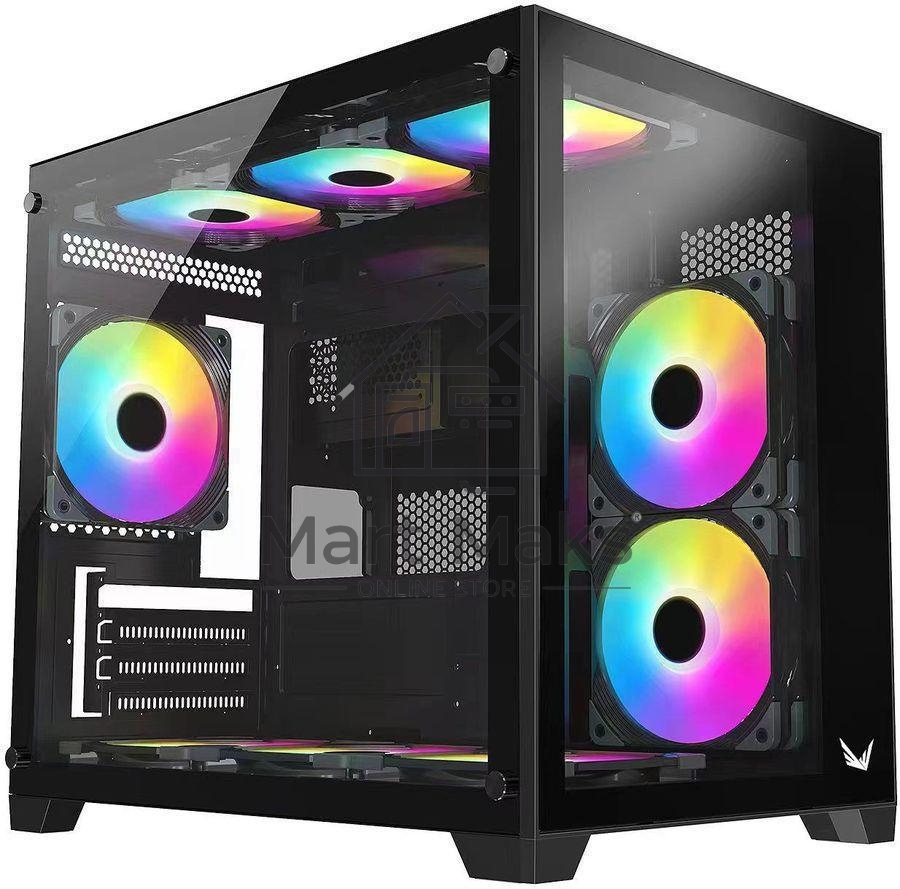Компьютерный корпус AeroCool / Formula Crystal Z5 черный без БП mATX 1x120mm 2xUSB2.0 1xUSB3.0 audio bott PSU