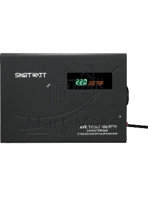 Стабилизатор напряжения Smartwatt AVR Triac 1000TW 1000ВА черный