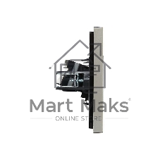 Розетка компьютерная RJ45 кат.5E IEK FORTE&PIANO FP532 сталь