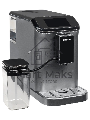 Кофемашина автоматическая Nordfrost HOME 300 Gr черный/серебристый, исп. кофе - зерновой, 1.5 л, 1350 Вт, 20 бар