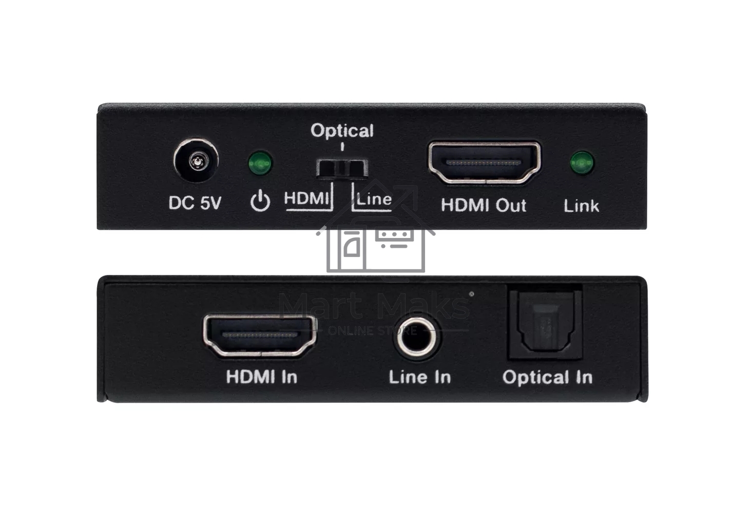 Эмбеддер HDMI 4K60 Infobit iTrans AE01 HDCP 2.2, RCA и оптический выход