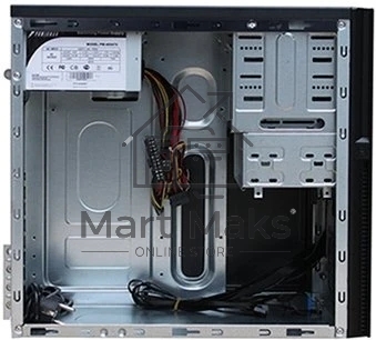 Компьютерный корпус InWin POWERMAN ES725BK USB3.0 (Mini Tower, mATX, без БП, USBx2 + Audio, черный) <6120640>