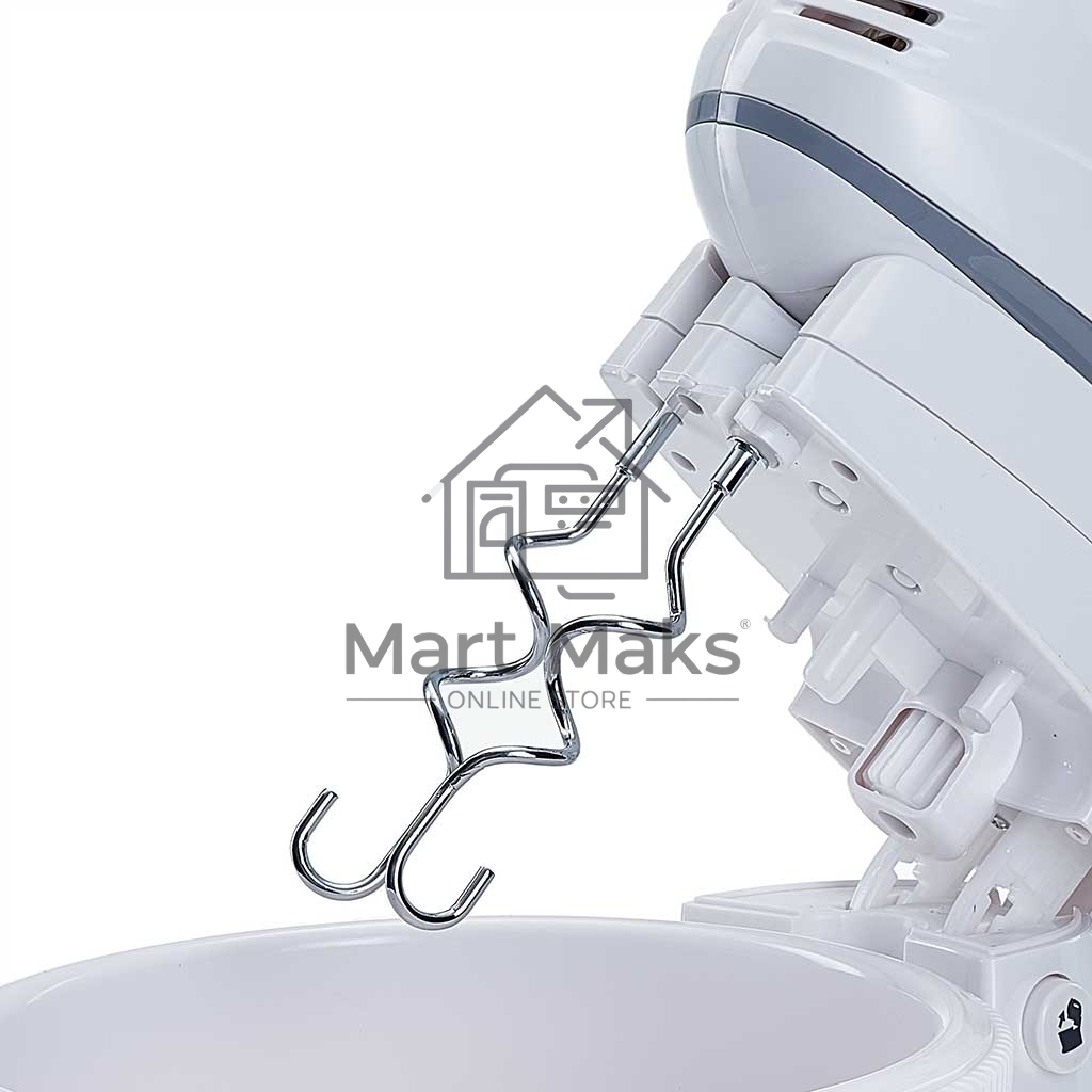 Миксер DELTA LUX DE-7901C белый с серым