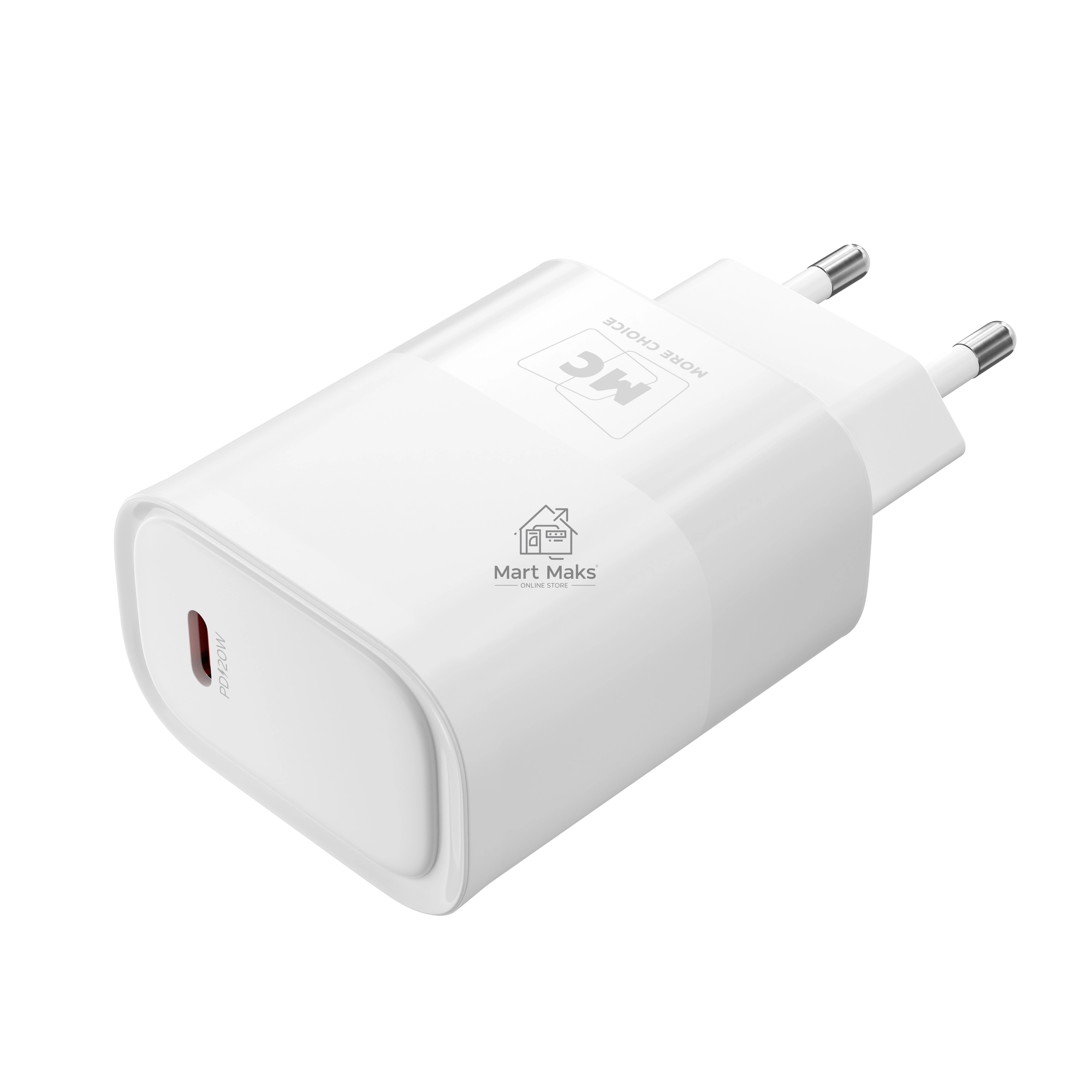 Зарядное устройство MORE CHOICE (4620202553508) NC67a СЗУ 1Type-C 3.0A PD 20W, белый