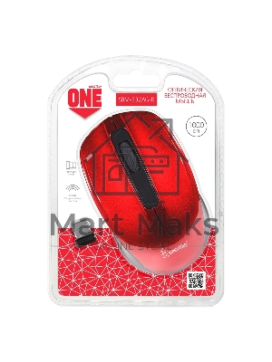 Мышь беспроводная Smartbuy ONE 332 красная (SBM-332AG-R)
