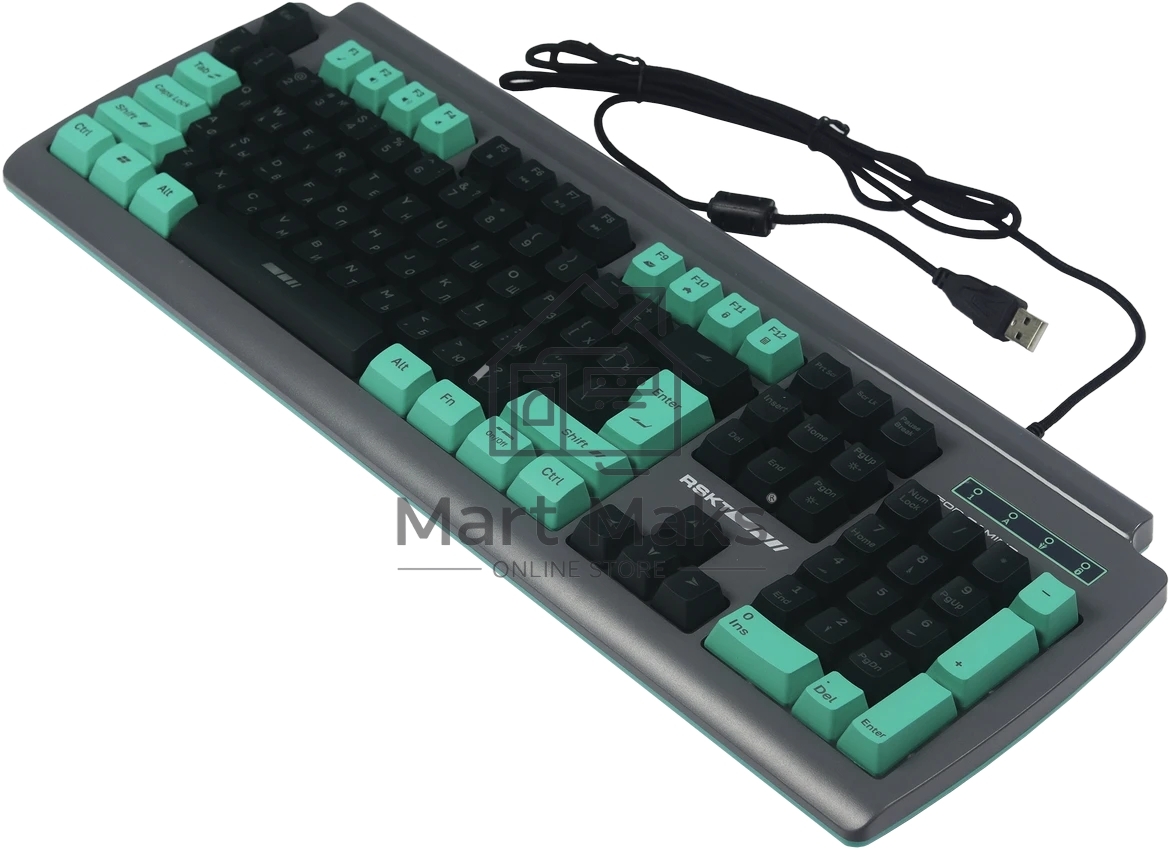 Клавиатура Raskat KG001 проводная, USB Type-A, серый