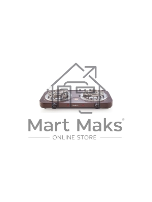 Плита настольная электрическая Centek CT-1509 Siberia коричневый, 2 кВт, ТЭН, конфорки - 2, эмаль, поворотные переключатели