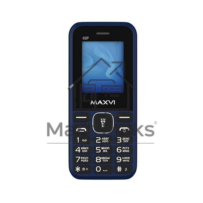 Мобильный телефон Maxvi C27 синий