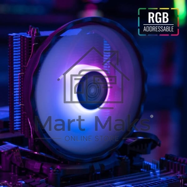 Кулер для процессора AeroCool / Formula Rave 3 ARGB черный, 120 мм, алюминий/медь, 1800 об/мин, 27 дБ, 4 pin, 125 Вт, 135 мм