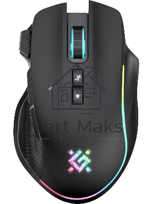 Мышь беспроводная Defender Thunder GM-213 черный, 1600 dpi, радиоканал, USB, кнопки - 8