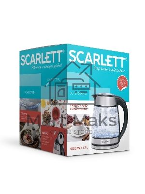 Чайник электрический Scarlett SC-EK27G54 серебристый