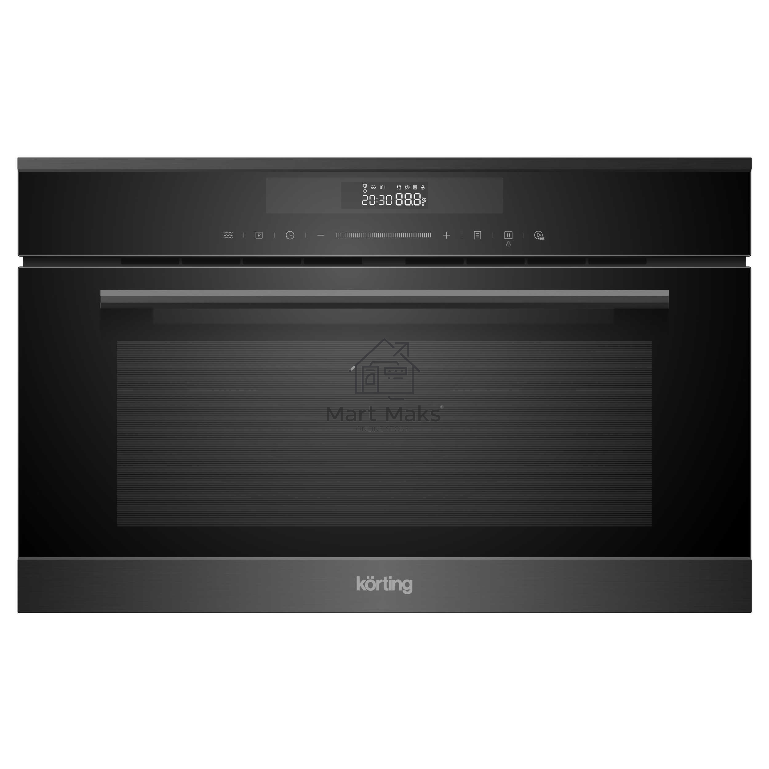 Микроволновая печь встраиваемая Korting KMI 830 GNBX черный, 34 л, 900 Вт, переключатели - сенсор