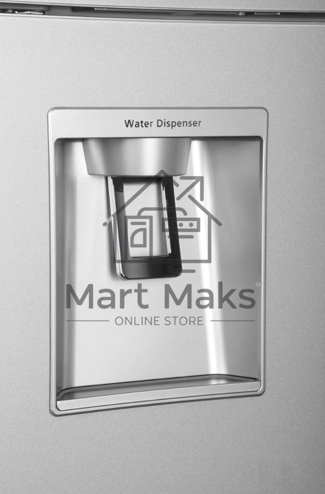 Холодильник Hitachi R-W660PUC7X GS серебристый стекло двухкамерный 396/144л морозилка сверху, No Frost, Side by Side