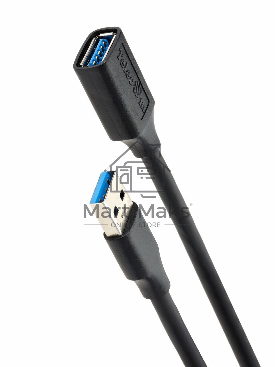 Кабель удлинительный USB3.0 Am-Af 1.8m Telecom черный (TUS708-1.8M)