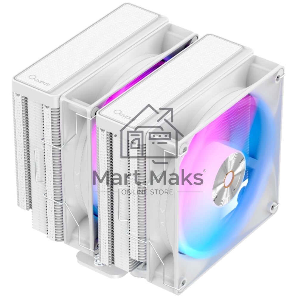 Кулер Ocypus Delta A62 WH ARGB White 260W/ All Intel/ AMD AM*/ 2 fans / Screws