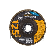 Круг лепестковый торцевой MOS плоский 125 мм P 100 39877М