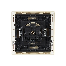 Розетка IEK FORTE&PIANO FP415 1-местная с заземлением с защитными шторками винтовое крепление 16А ваниль
