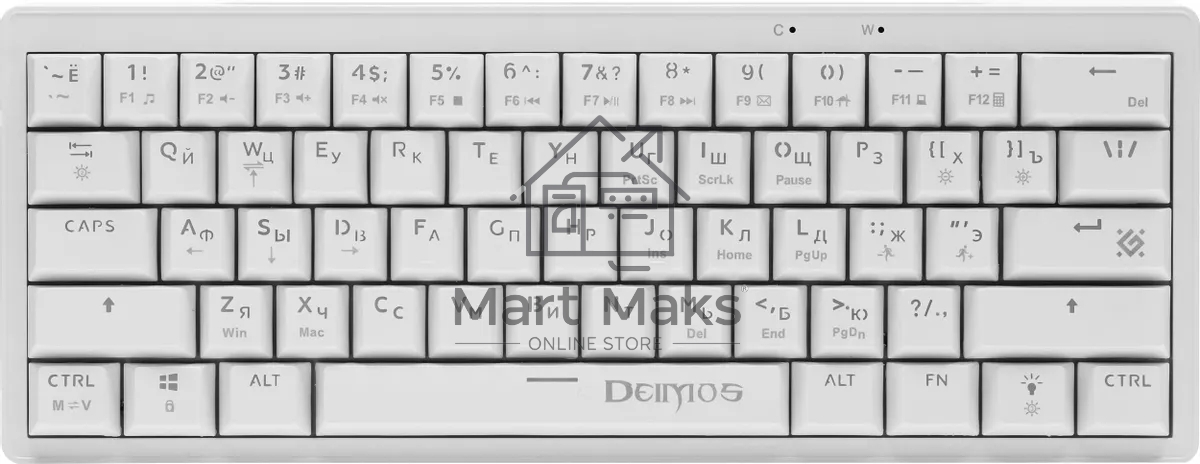 Клавиатура Defender Deimos GK-303 проводная, USB, белый