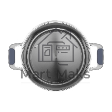 Кастрюля Maunfeld Madison MF40MS01CR из нержавеющей стали со стеклянной крышкой, 20см, 3,6л.