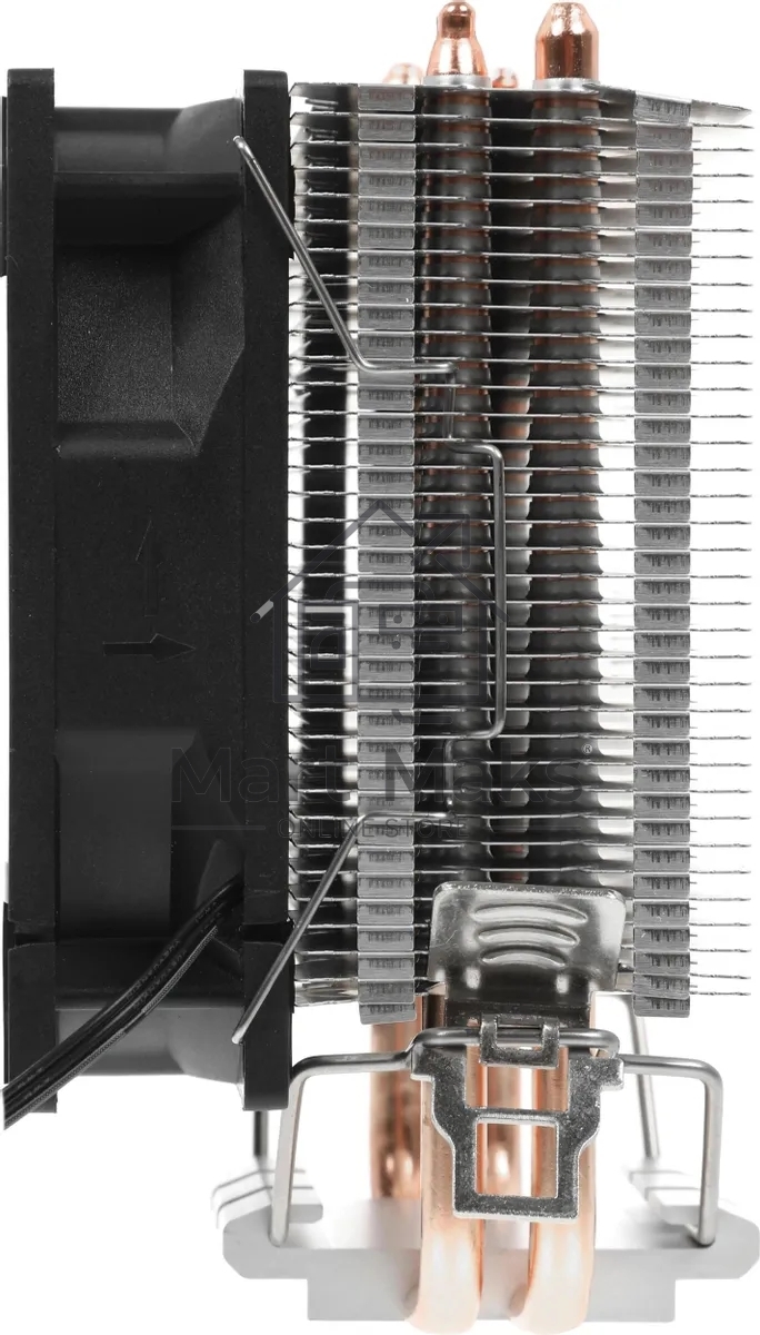 Устройство охлаждения(кулер) Accord ACC-2P9 Soc-AM5/AM4/1200/1700/1851 серебристый/черный 3-pin 22.7dB Al+Cu 100W 240gr brown box