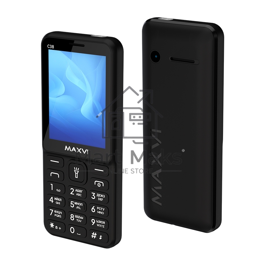 Мобильный телефон Maxvi C38 черный