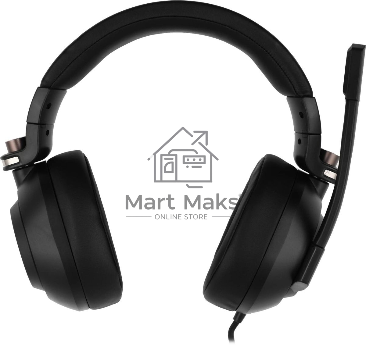 Гарнитура проводная с микрофоном A4Tech Bloody G580 черный 2м мониторные USB оголовье (G580 USB,BLACK)