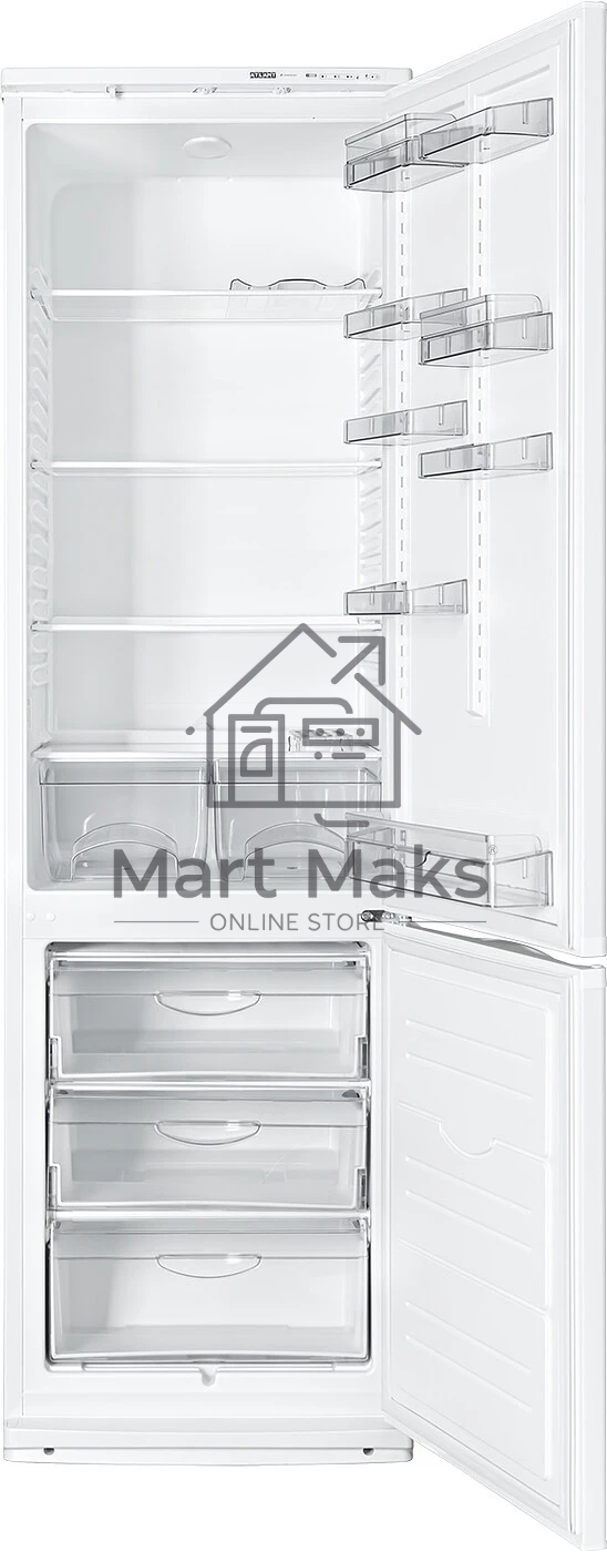Холодильник Atlant ХМ-6026-031 белый двухкамерный 272/101л морозилка снизу