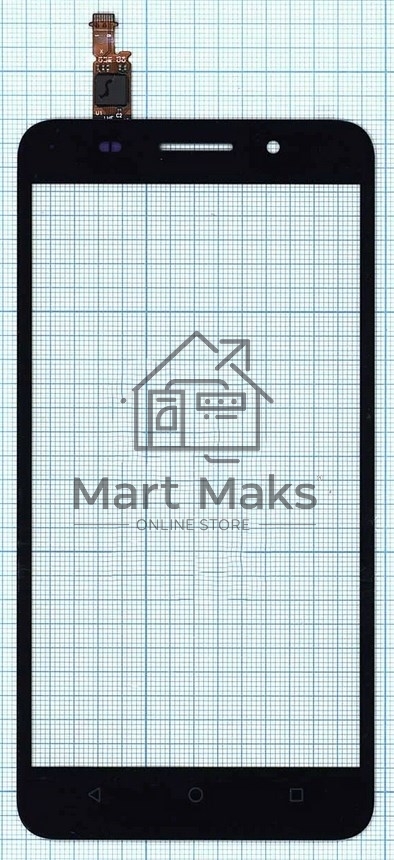 Сенсорное стекло (тачскрин) для Huawei Honor 4X, черное