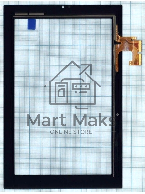 Сенсорное стекло (тачскрин) для HP Slate 7 Extreme, черное
