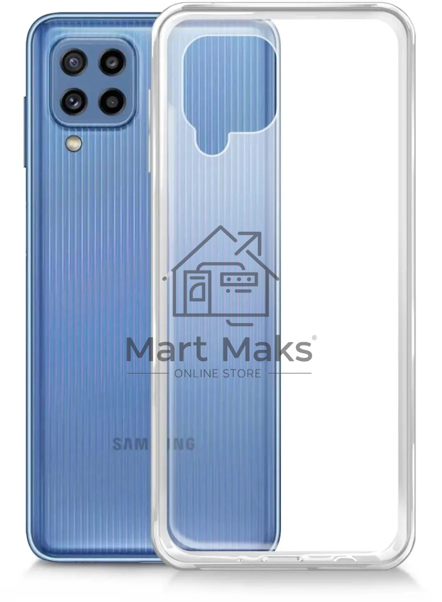 Чехол (клип-кейс) BoraSCO Silicone case для Samsung Galaxy M32 прозрачный
