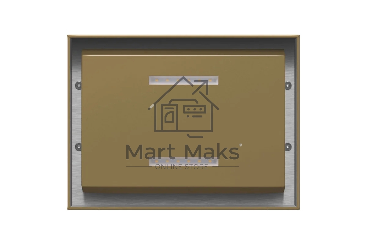 Вытяжка пристенная островная Maunfeld Bath Plus 402 золотой, 40 см, 1150 куб. м/ч, 52 дБ