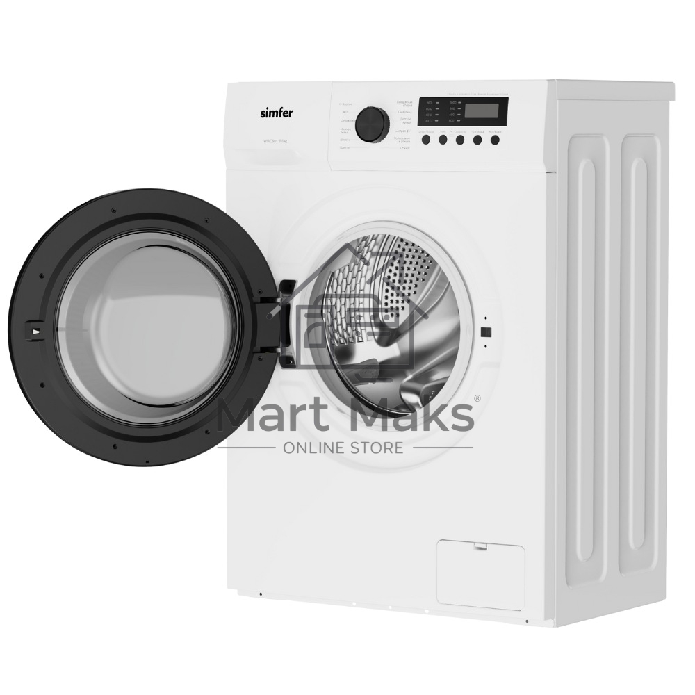 Стиральная машина Simfer WWC601 белый, загрузка фронтальная 6 кг, 1000 об/мин, класс: А++