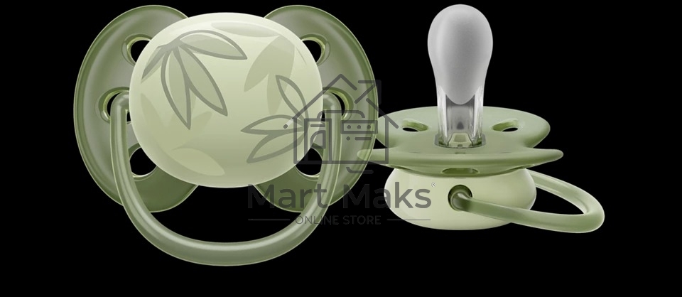 Пустышка Philips Avent ultra soft, листочки, 0-6 мес., 1 шт.