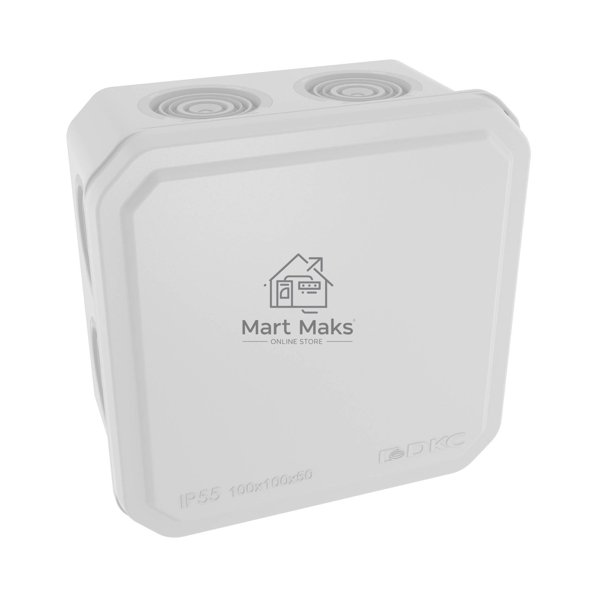 Коробка ответвительная DKC 53800R с 8+2 каб. вводами d25/20мм IP55 100х100х50мм (розница)