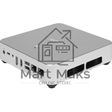 Мини ПК Chuwi AuBox Core i9 13900HK (2.6) 16Gb SSD 512Gb Iris Xe Windows 11 Pro 2x2.5GbitEth WiFi BT 120W серебристый/черный