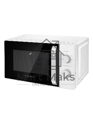 Микроволновая печь MAUNFELD MFSMO720MW02 белый, 20 л, 700 Вт, переключатели - поворотный механизм