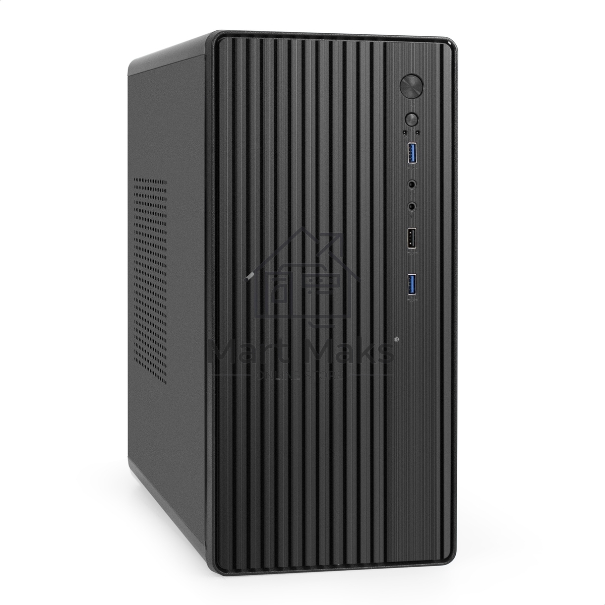 Корпус ExeGate BAA-503U2-UNS500, Mini-Tower, чёрный, 1 x 80/90 мм, БП 500 Вт