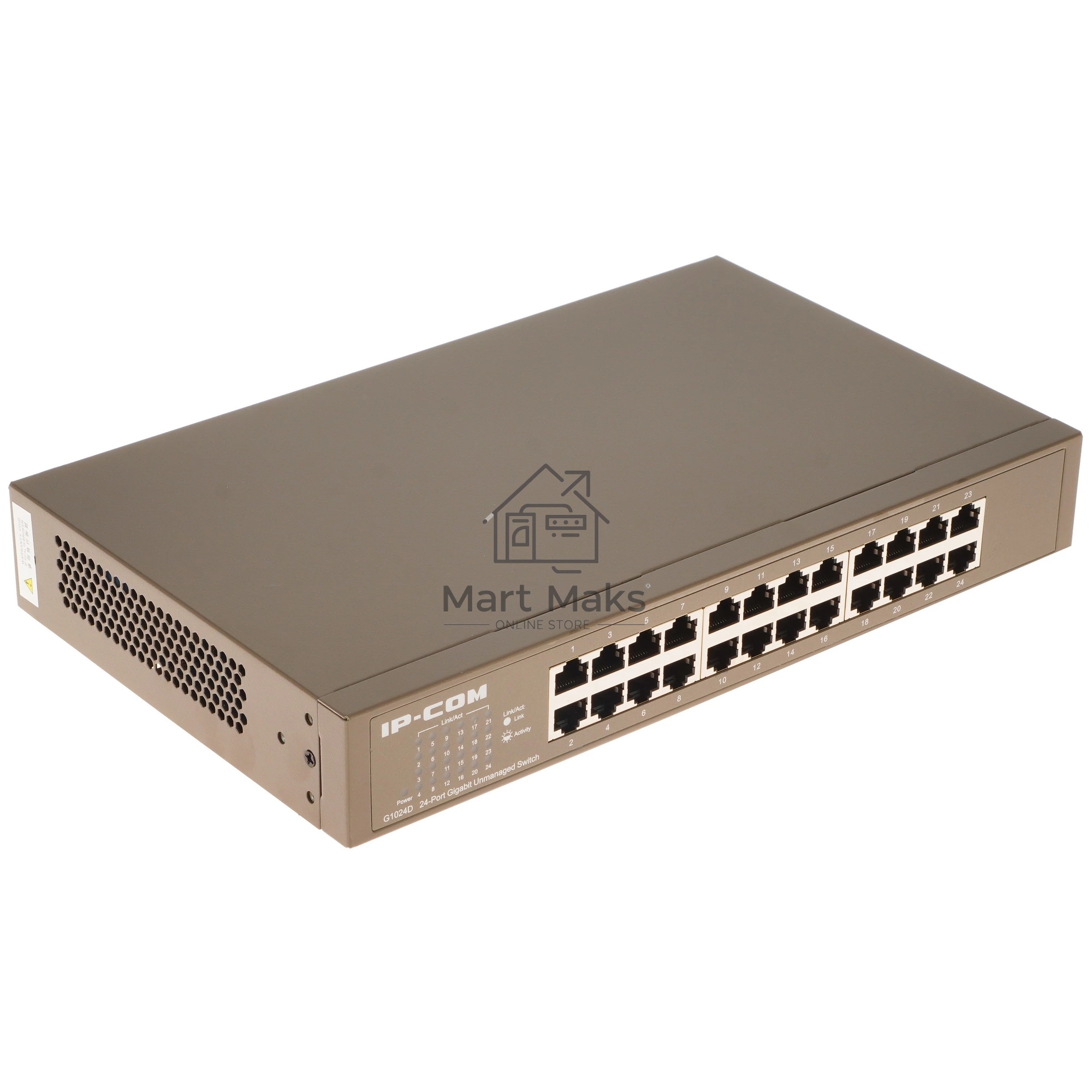 Коммутатор IP-COM G1024D, 24×1 Гбит/с, неуправляемый