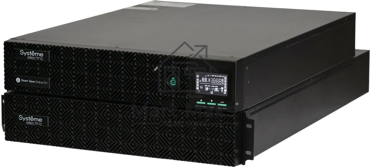 Источник бесперебойного питания Systeme Electric Smart-Save Online SRV / 6000 ВA / 6000 Вт / 1 x IEC 320 С19, клеммная колодка